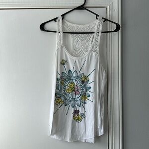 Flower tank top shirt